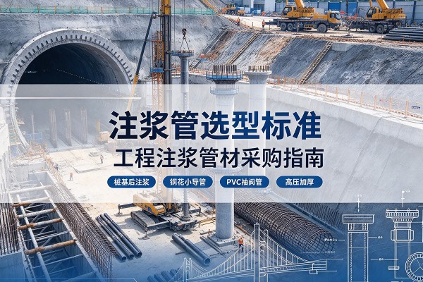 正定注浆管选型标准